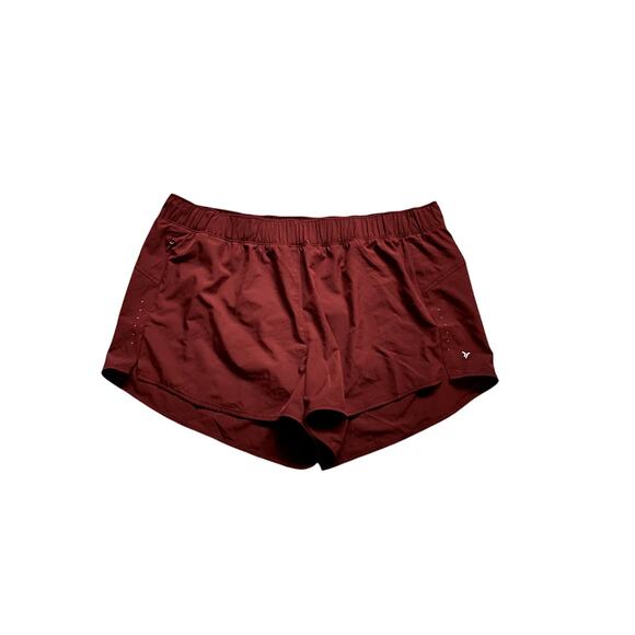Old Navy Quick Dry XL Burgundy Athletic Shorts Lounge Active Clean Girl Normcore - Picture 1 of 6